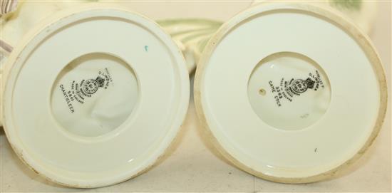 Two Royal Worcester figures  Game Cock and Chanticleer, modelled by Doris Lindner, 27cm